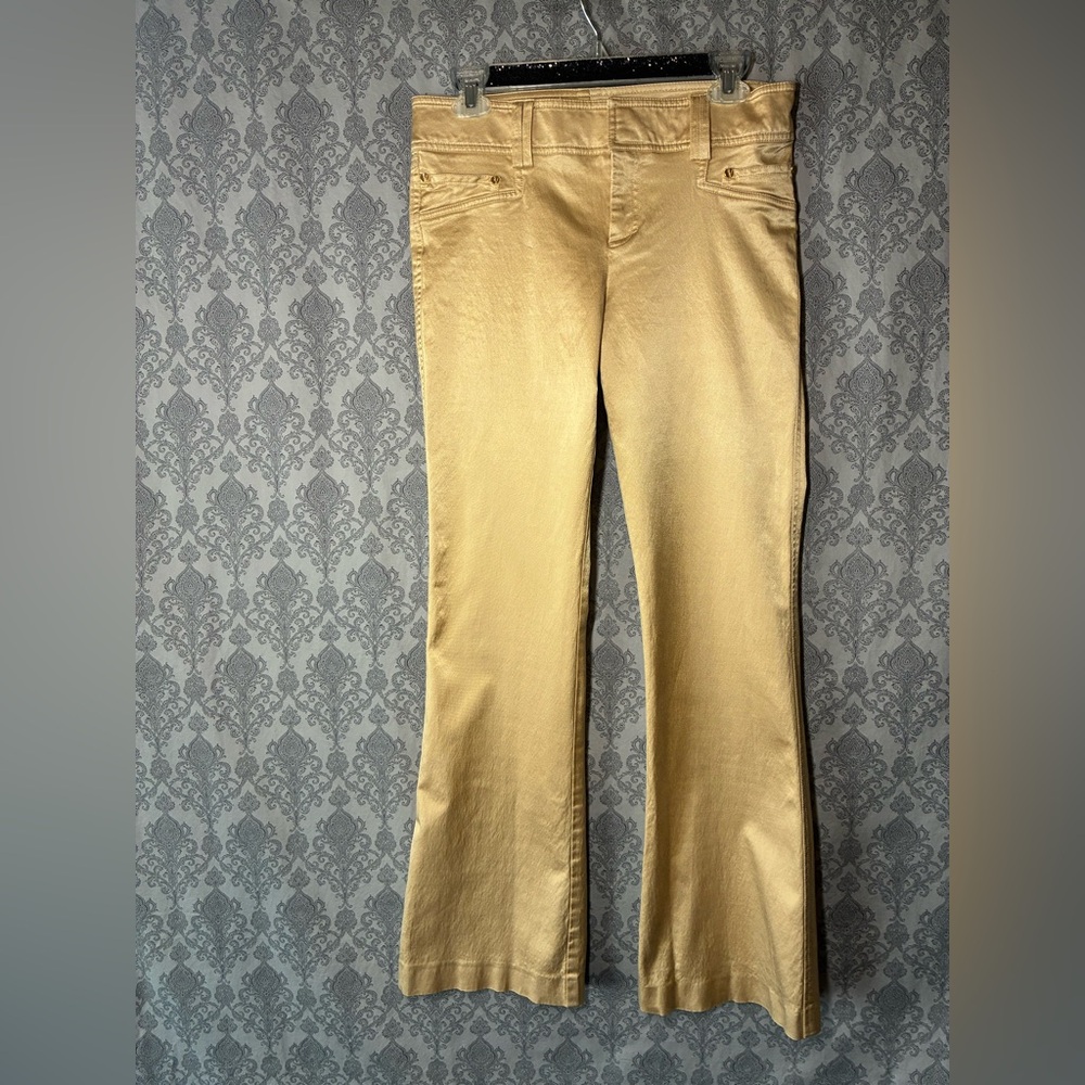 Gold cache cotton rayon shine Pants